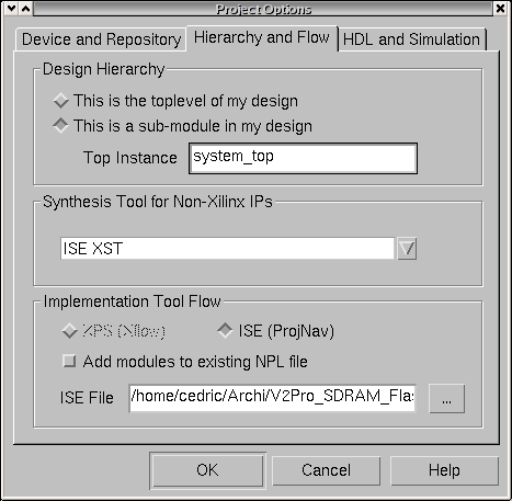 Exportation vers ISE